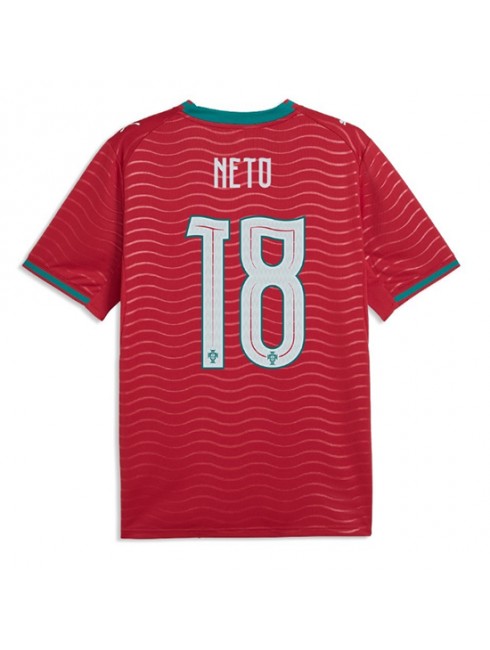 Muži Futbalové oblečenie Portugalsko Pedro Neto #18 MS 2026 Krátky Rukáv - Domáci Muži Futbalové oblečenie Portugalsko Pedro Neto #18 MS 2026 Krátky Rukáv - Domáci